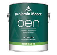 ben Waterborne Interior Paint- Semi-Gloss W627