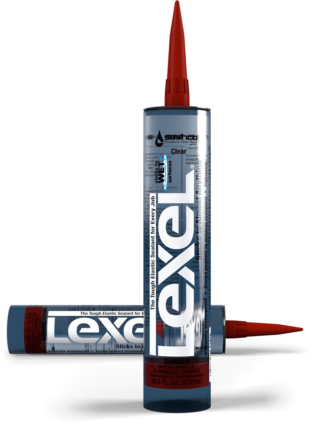 Sashco Lexel Clear 10.5 oz Caulk